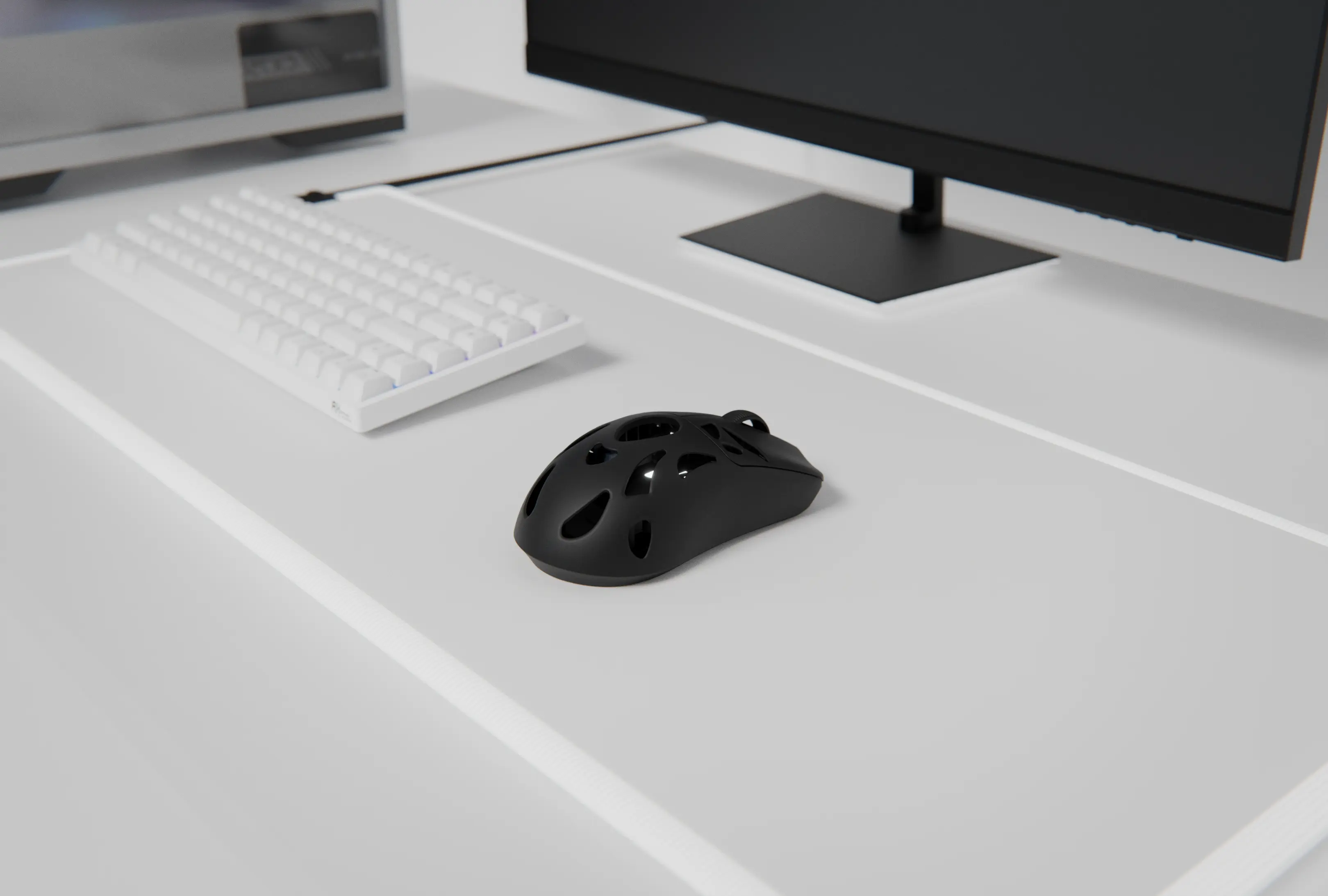 UNDERDOG PRO Gaming Mouse Minimal Desk Setup